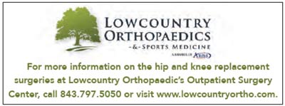 Contact Lowcountry Orthopaedics for more information on knee and hip replacement surgeries.