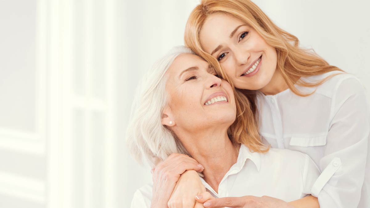 A mother and her daughter. Secrets to Brighter Golden Years photo