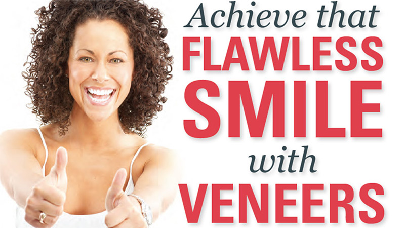 Achieve that flawless smile with veneers