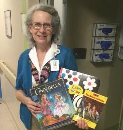 Shirley Schulz, Summerville Medical Center, Volunteer in Pediatrics as a Reading Therapist