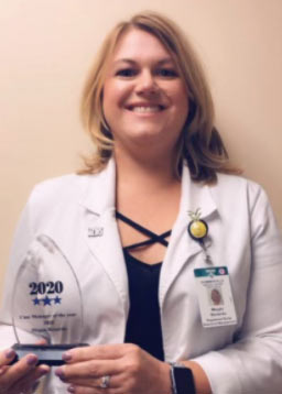 Megan Benardo, RN, is a nurse case manager at Summerville Medical Center