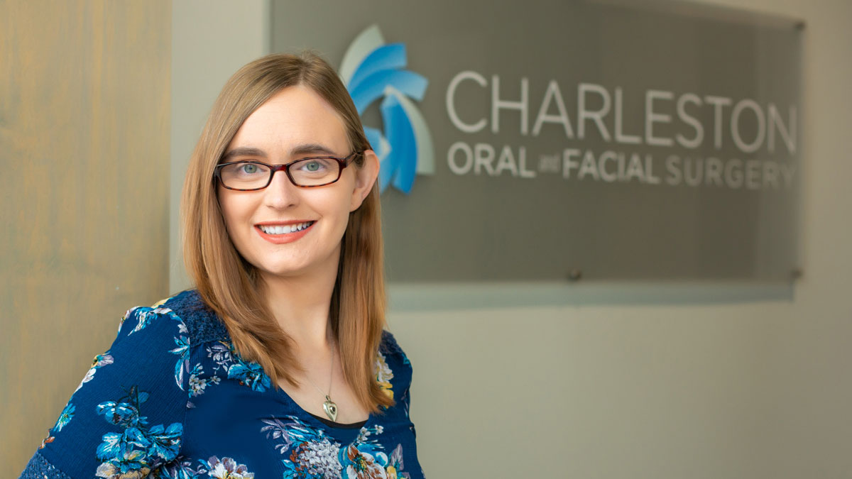 Dr. Katrina Myers of Charleston Oral and Facial Surgery. "Getting to the Root of the Problem" article photo of Dr Myers by Jenn Cady Photography.