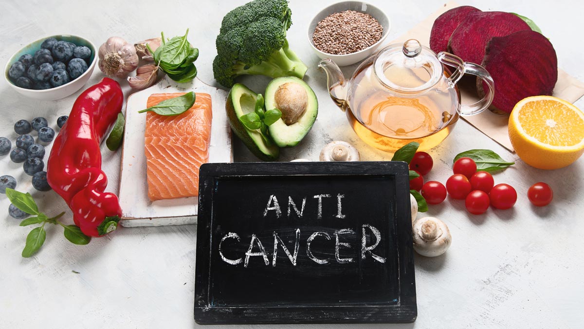 Photo of some anti-inflammatory foods ... Nutrition is one of the most important aspects of an integrative approach for cancer patients.