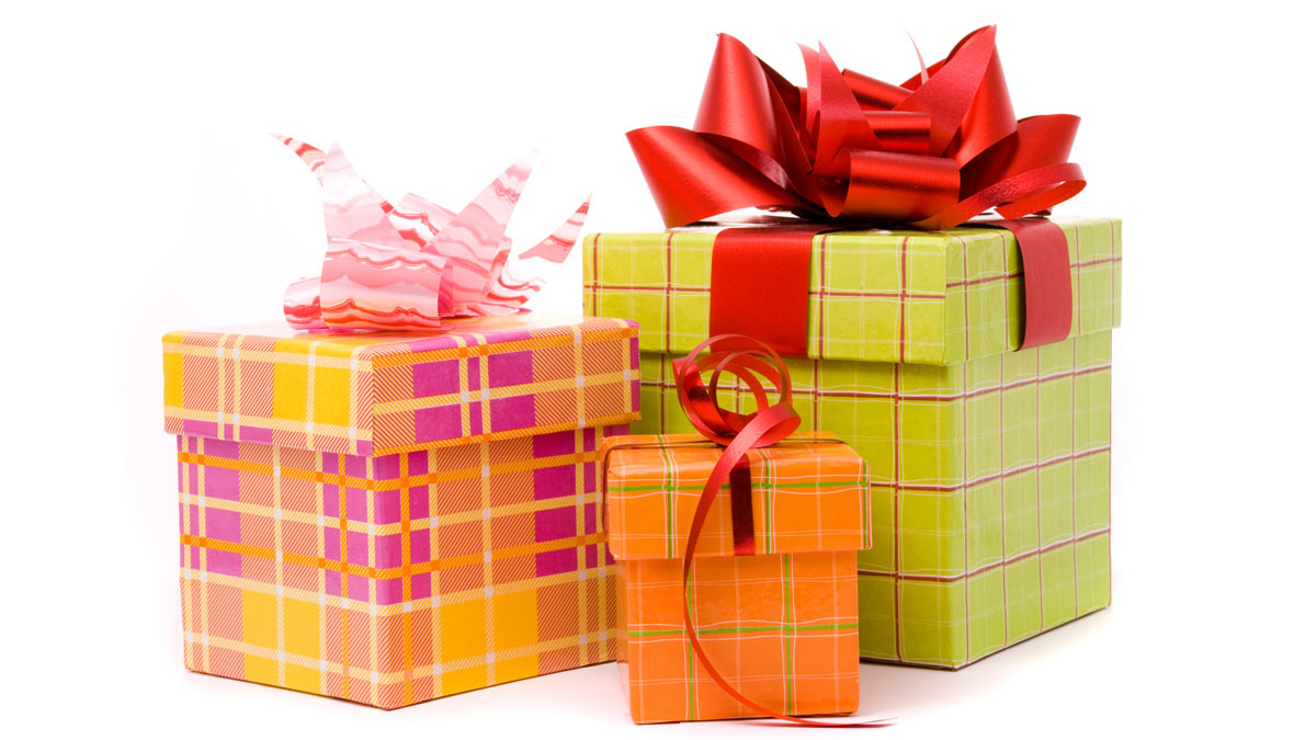Wrapped Holiday Gifts