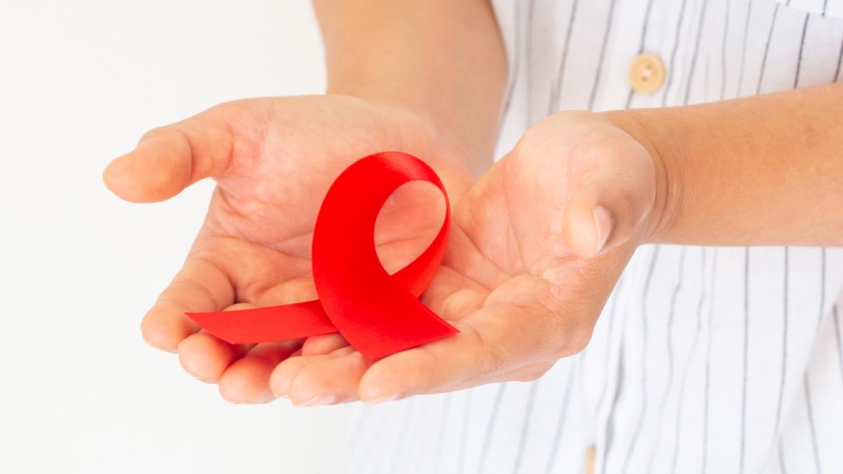 A red ribbon for World Aids Day