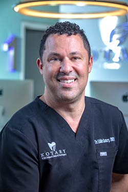 Dr. Eddie Kotary, practicing dentistry for 23 years, specializes in robotic-assisted implant placement and restoration