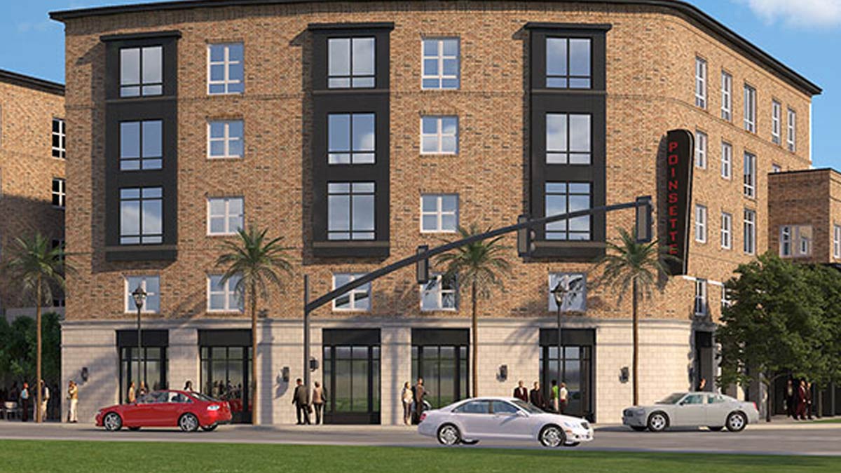 The new Kempton of Charleston, a Liberty Senior Living community located on Spring Street in downtown Charleston.