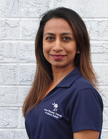 Deepa Patel PT, MPT, Grace Physical Therapy, Summerville, SC