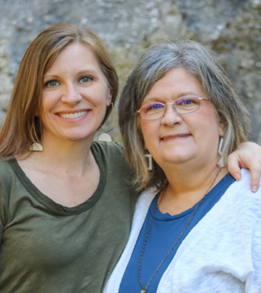 Cynthia Conrad and her daughter Alicia Duncan.