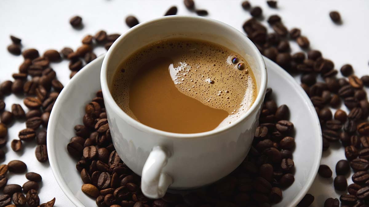 Photo of a cup of coffee