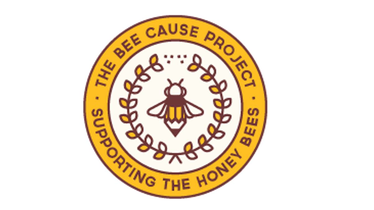 Graphic of The Bee Cause Project logo