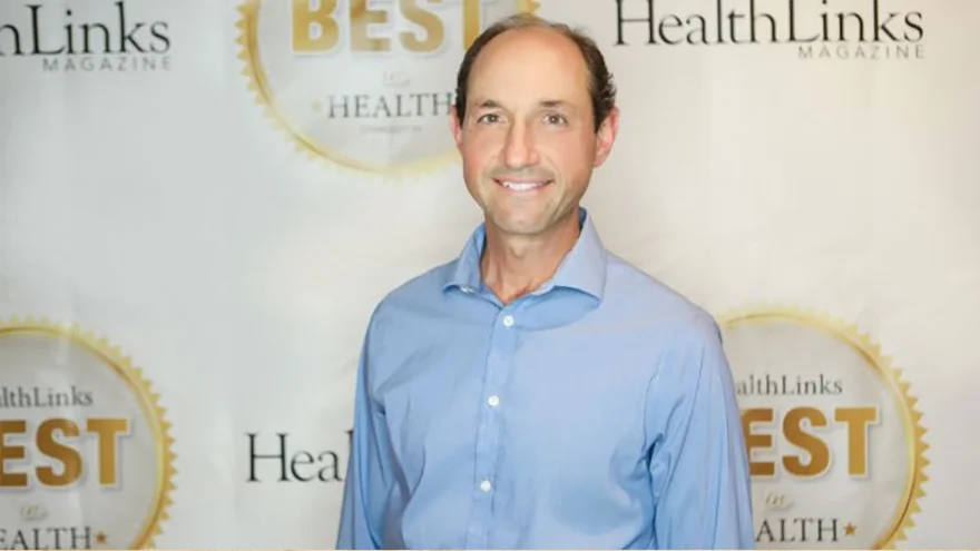 Dr. Adam Brown with Carolina Foot and Ankle Specialists, voted Best Podiatrist and Sports Podiatrist in the 2023 Best in Health.