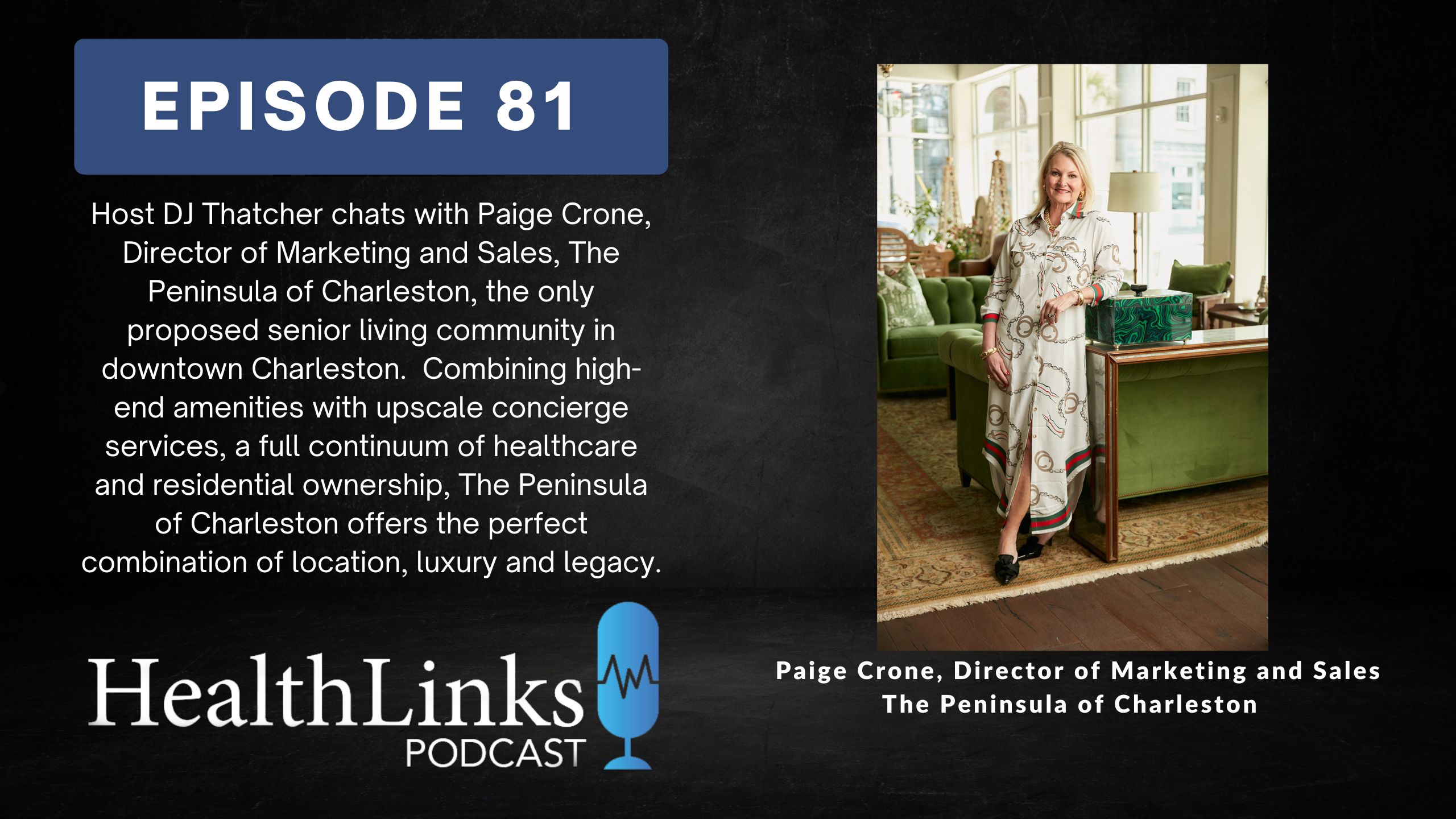 Paige Crone, Director of Marketing & Sales talks about The Peninsula of Charleston