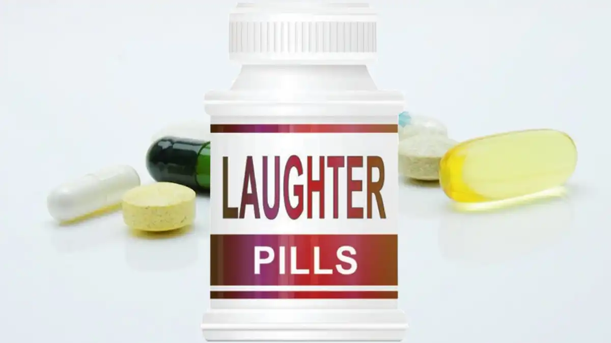 Illustration of 'Laughter Pills'