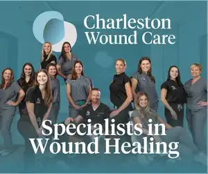 Ad: Charleston Wound Care, specialists in wound healing.