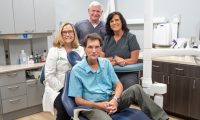 Photo of people inside a medical office